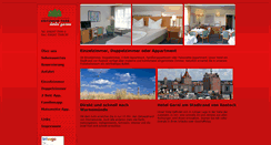 Desktop Screenshot of hotelgarni-kritzmow.de